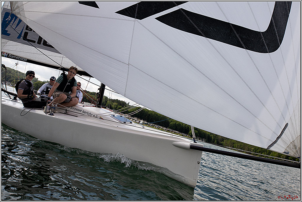 J70 - WOODLAND, 12.06.2021 Segelboot; Segeln; Woodland; Spinnaker; J70; Sorpesee; Sauerland